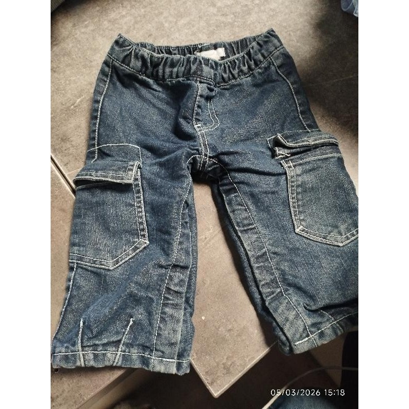 Jean's doublé kimbaloo bleu TAILLE 12 mois