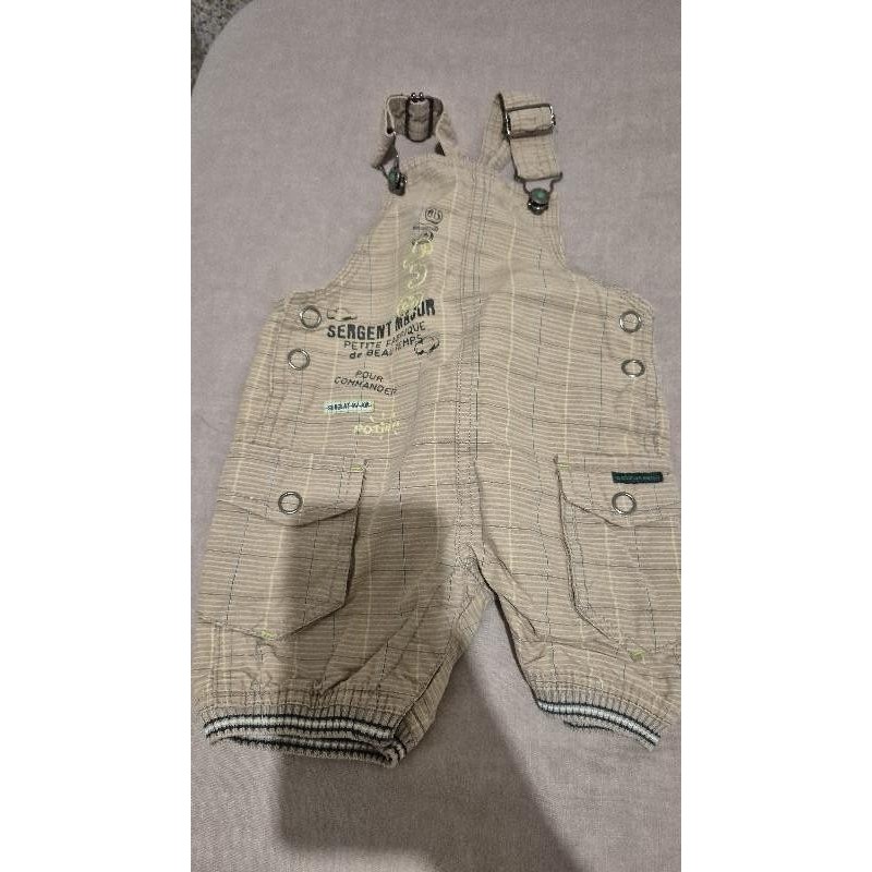 Salopette sergent major TAILLE 9 mois 