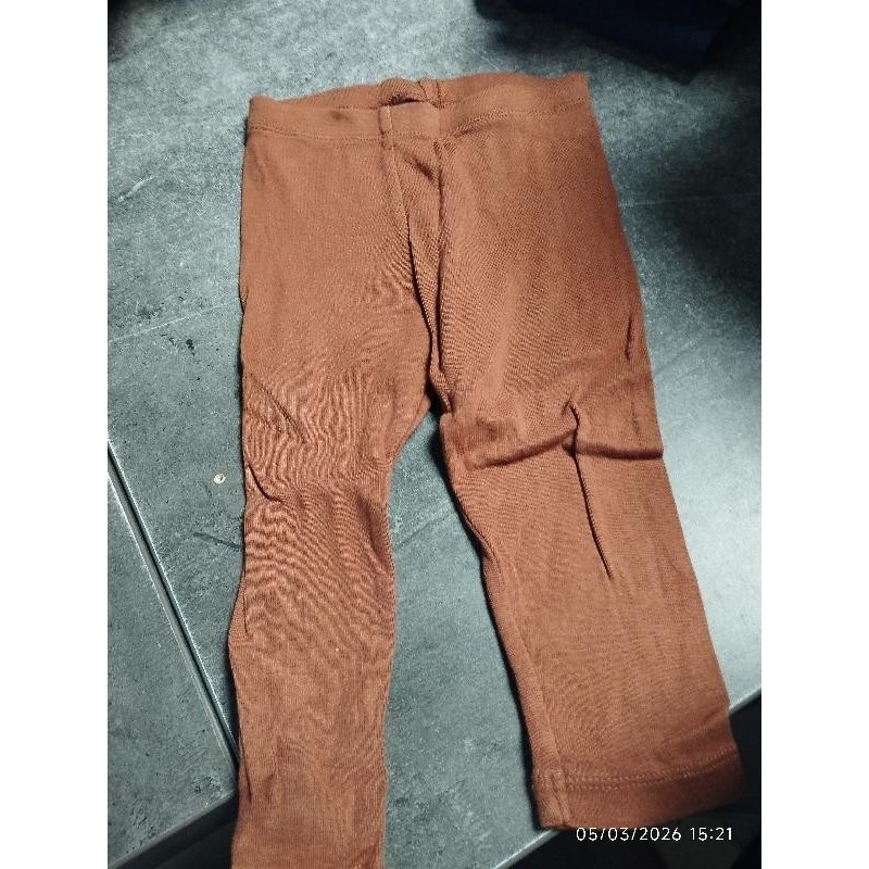 Legging marron TAILLE 12 mois