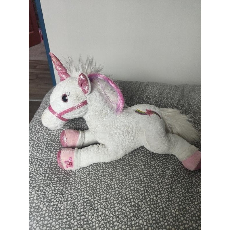 Peluche lumineuse licorne 
