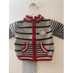 Gilet rouge et bleu TAILLE...