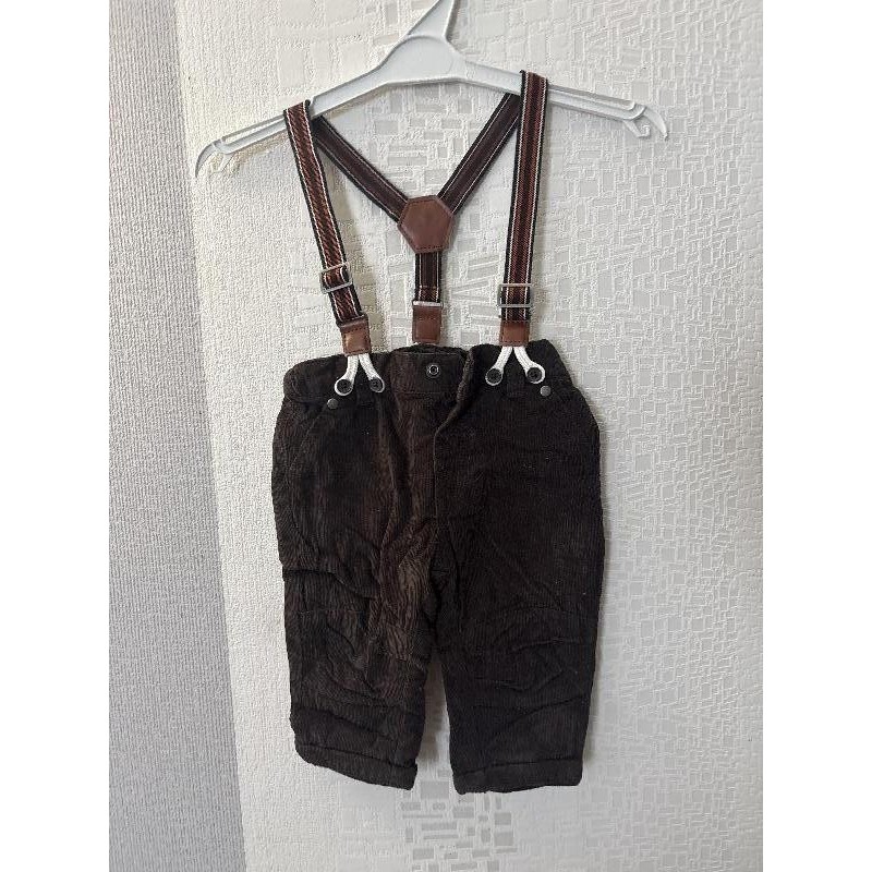 Salopette marron TAILLE 6 mois