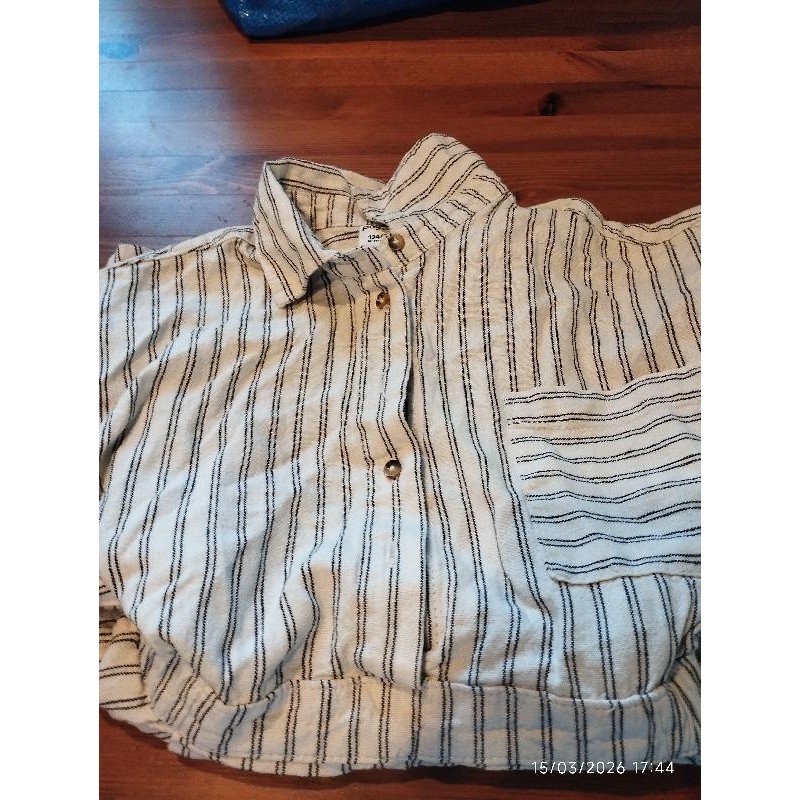 Combishort ssmch page page young blanc rayé  TAILLE 8-10 a