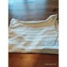 Pull blanc rayé argenté mim TAILLE 10