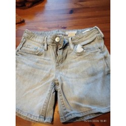 Short jean's gris clair...