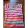 Robe pull mc nky grise rayée rose TAILLE 10