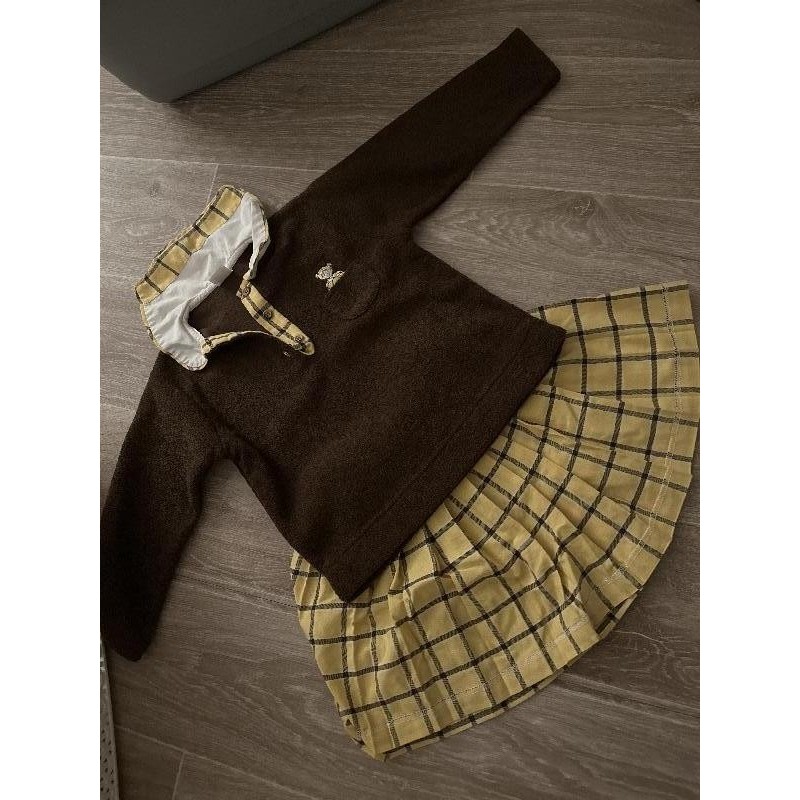Ensemble marron jaune vintage  TAILLE 4