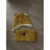 Lot de bonnet et écharpe tube jaune moutarde  TAILLE 18/23mois