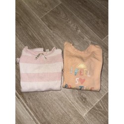 Lot 2 pull rose TAILLE 5/6