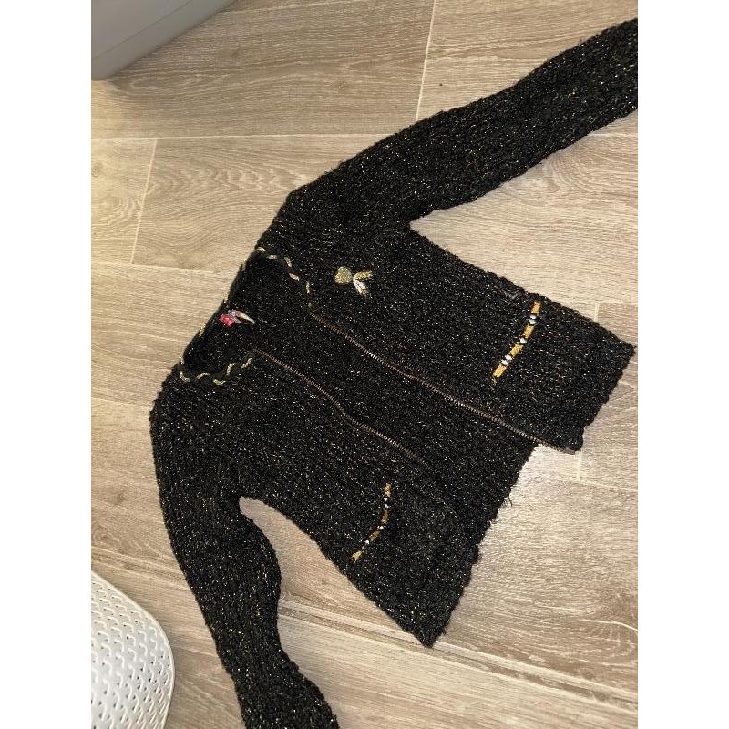 Gilet noir pailleté  TAILLE 5