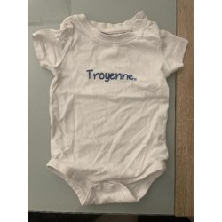 Body manches courtes blanc...