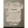 Body manches courtes blanc troyenne 12 mois TAILLE 12 mois