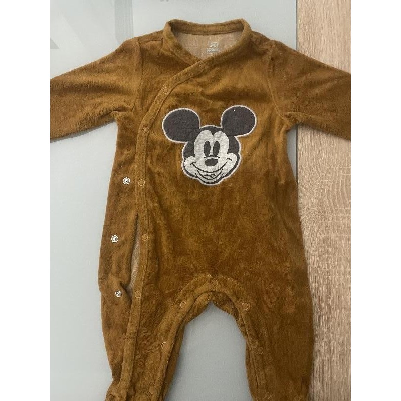 Pyjama marron Mickey orchestra 6 mois TAILLE 6 mois