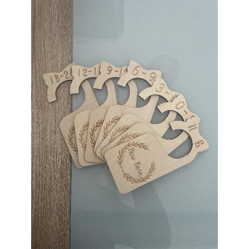 Ensemble de 7 organisateurs de penderie bébé 