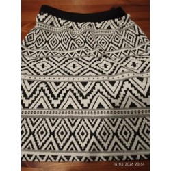 Jupe liberty noir et blanc...