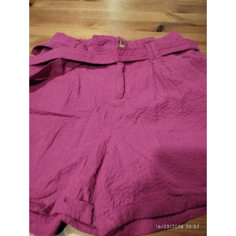 Short okaidi prune coton TAILLE 12