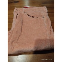 Pantalon rose cotelé zara...