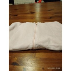 Sweat capuche rose tissaia...