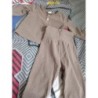 Ensemble marron polaire  TAILLE 1/3 mois 
