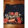 Tshirt mc tissaia bleu fleur  TAILLE 12