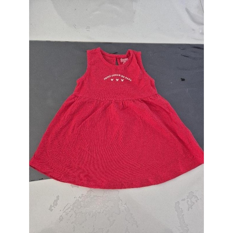 Robe rouge kiabi 12 mois TAILLE 12 mois