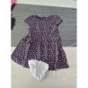 Ensemble robe fleurie+ collant blanc 18 mois  TAILLE 18 mois