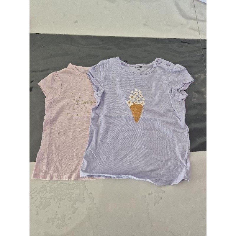 Lot de 2 tee shirt manche courte kiabi 18 mois TAILLE 18 mois