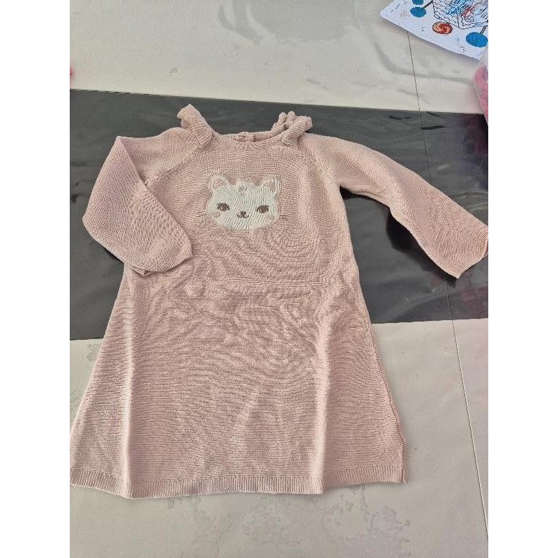 Robe pull 18 mois rose TAILLE 12- 18 mois