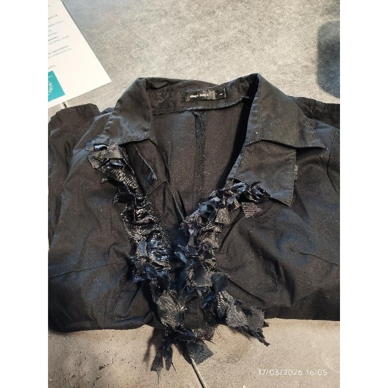 Chemisier noir diego reiga TAILLE 34