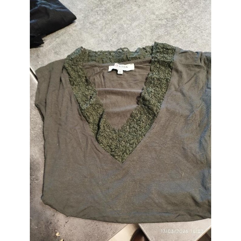 Tshirt mc vert morgan TAILLE Xs