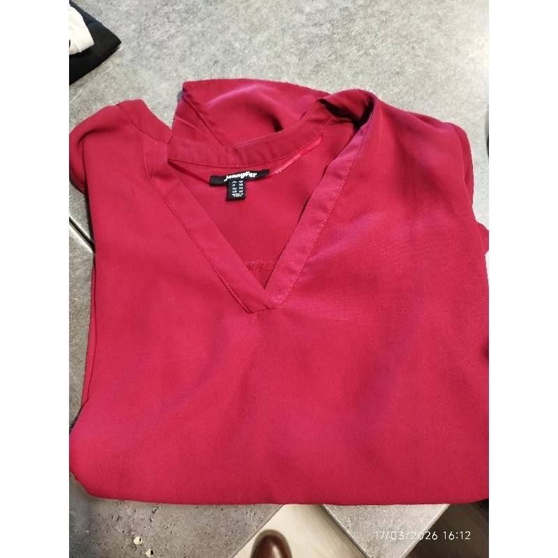 Chemisier bordeaux jennifer TAILLE Xs