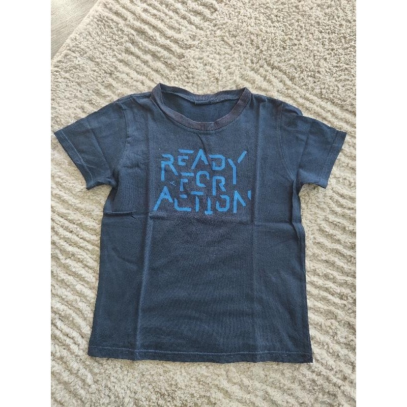 T shirt mc bleu ready for acti TAILLE 8