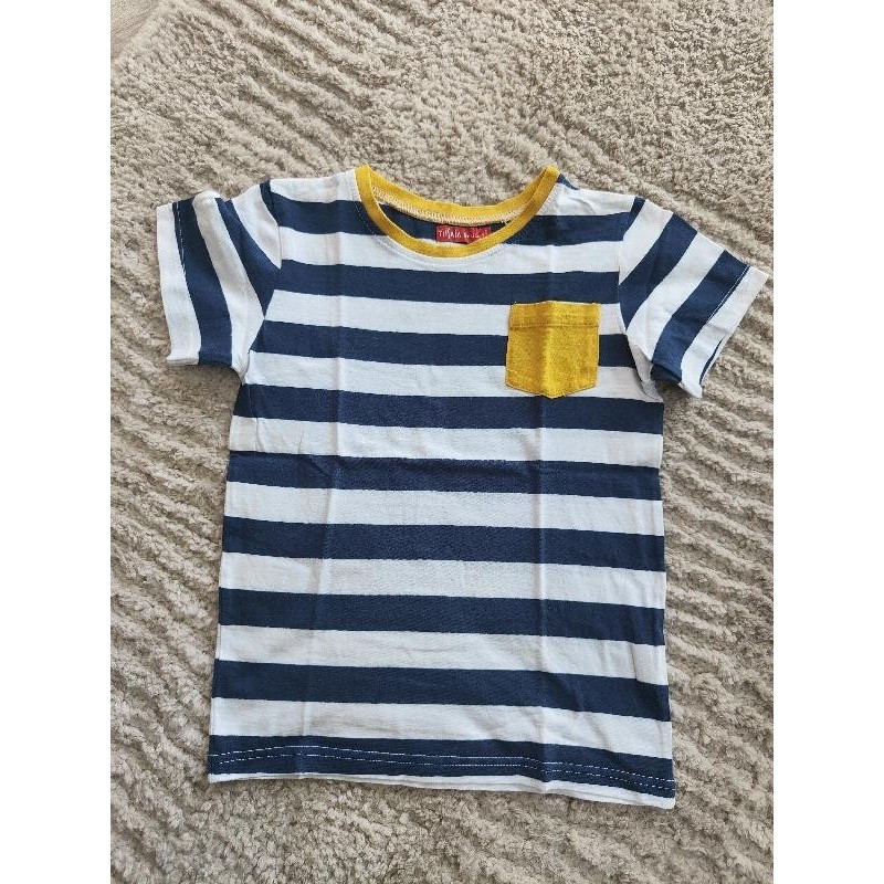 T shirt mc tissaia rayé bleu  TAILLE 8