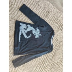 T shirt ml Kiabi bleu dino...