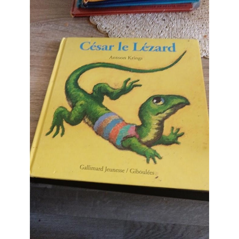 Livre enfant césar le lézard 