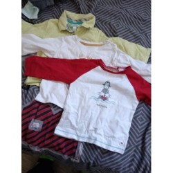 Lot 3 t shirt ml TAILLE 12...