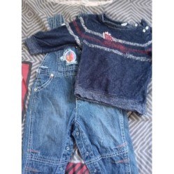 Lot salopette + pull TAILLE...