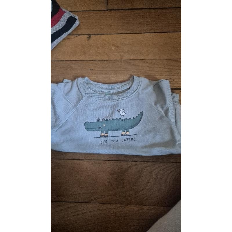 Sweet vert d'eau crocodile  TAILLE 18 mois 