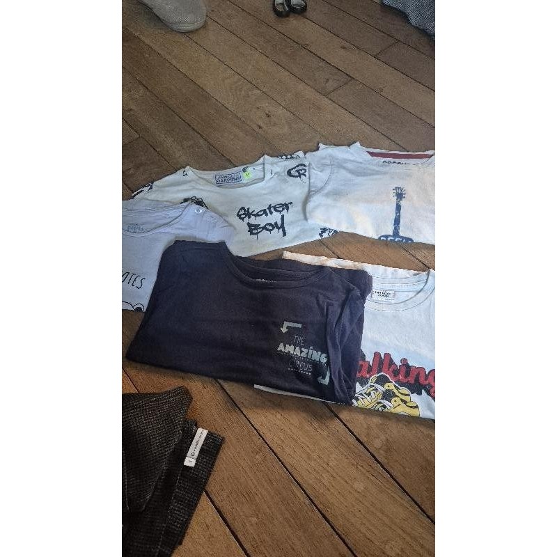 Lot 5 hauts manches longues  TAILLE 36 mois