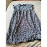 Robe jersey marine fleurs blan TAILLE 12