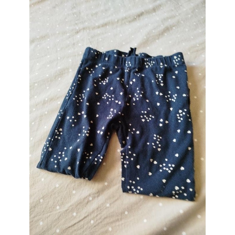 Legging marine imprimé blanc TAILLE 6