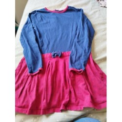 Robe ML marine rose foncé...