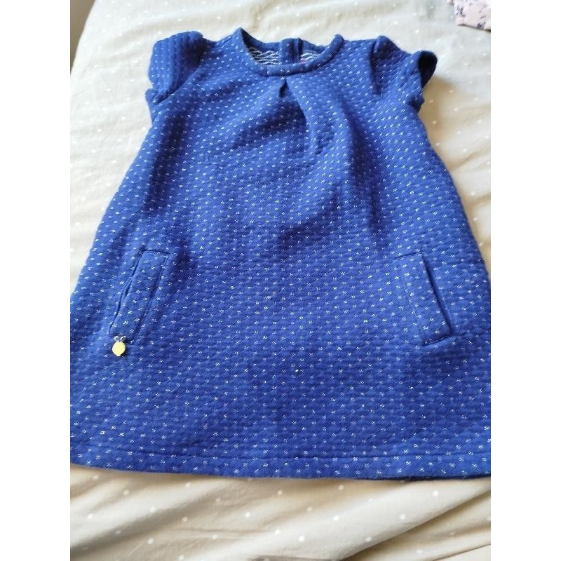 Robe MC bleu argent citron TAILLE 6