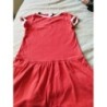 Robe jersey rouge bords blanc TAILLE 6