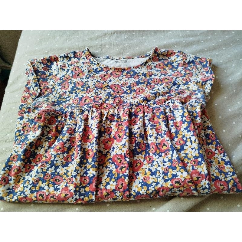 Robe MC à fleurs oran bleu bla TAILLE 12