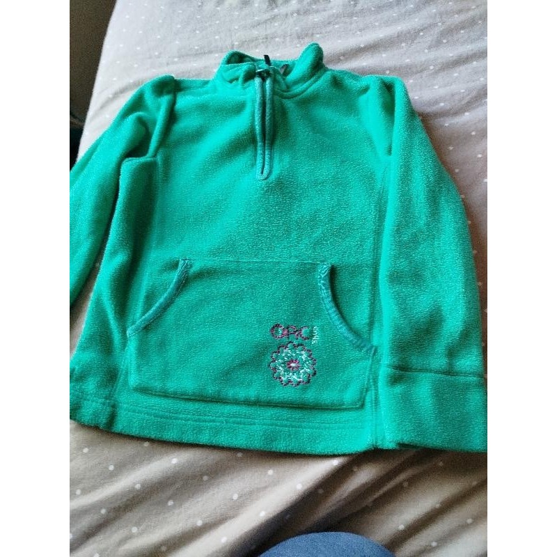 Sweat polaire vert TAILLE 6
