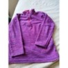 Polaire zippée violet et rose TAILLE 5