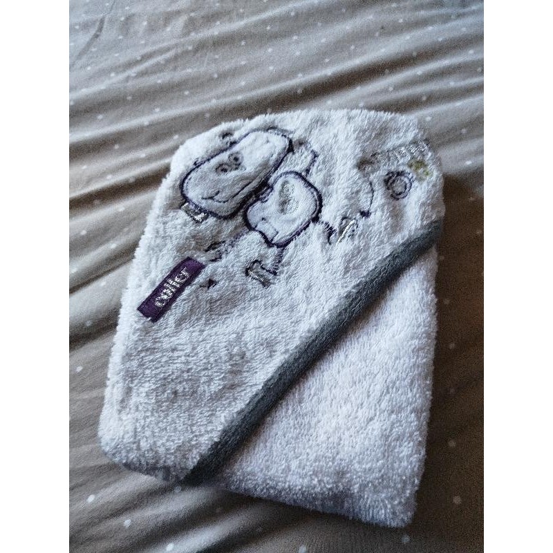 Sortie de bain blanche  robot