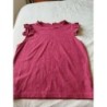 Top bordeaux à volants TAILLE 13-14