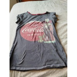T-shirt MC gris coca cola...